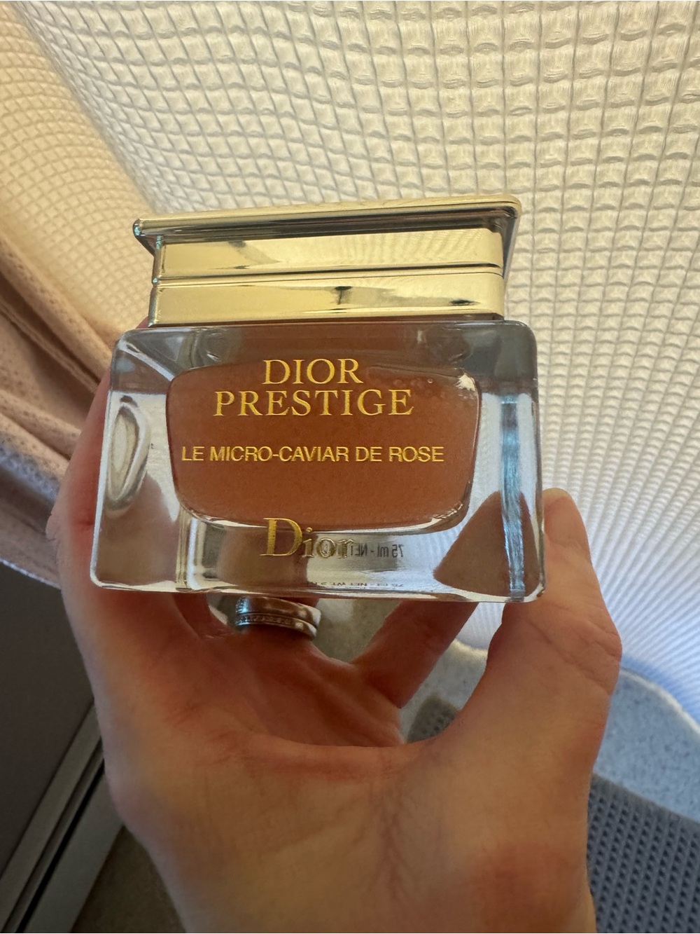 Dior Prestige Cream Jar in Gold and Amber - used once.